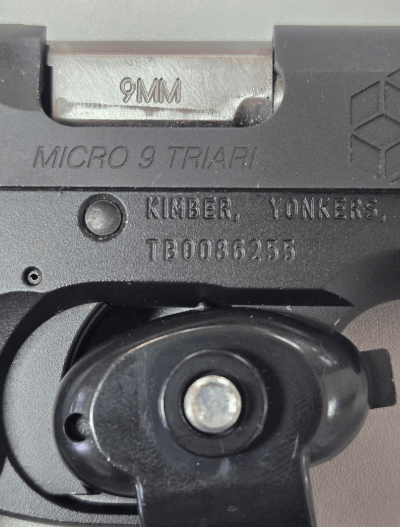 KIMBER MICRO 9 TRIARI 9MM LUGER (9x19 PARA) - Image 4 of 4