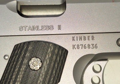 KIMBER STAINLESS II .45 ACP - Image 6 of 10