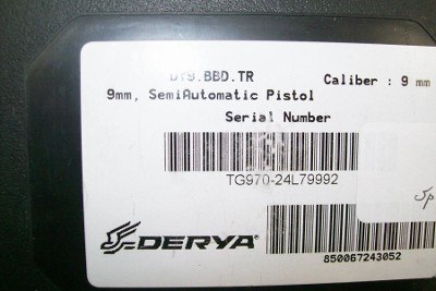 DERYA ARMS DY9 9MM LUGER (9x19 PARA) - Image 4 of 4