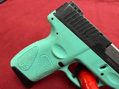 TAURUS G2C TURQUOISE BLUE BLACK 9MM COMPACT 9MM LUGER (9x19 PARA) - Image 5 of 7