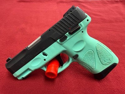 TAURUS G2C TURQUOISE BLUE BLACK 9MM COMPACT 9MM LUGER (9x19 PARA) - Image 1 of 7