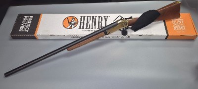 HENRY SINGLE SHOT BRASS RIFLE 12 GA - Image 1 of 15