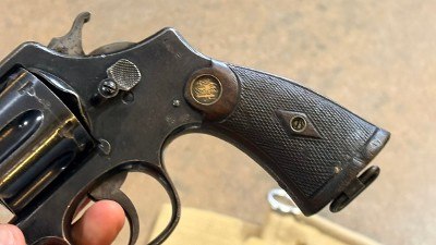 SMITH & WESSON HAND EJECTOR .455 WEBLEY (ELEY) - Image 7 of 12