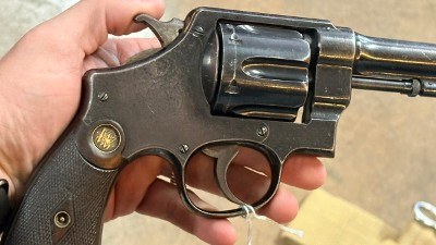 SMITH & WESSON HAND EJECTOR .455 WEBLEY (ELEY) - Image 10 of 12