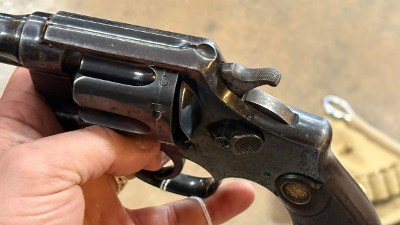SMITH & WESSON HAND EJECTOR .455 WEBLEY (ELEY) - Image 9 of 12