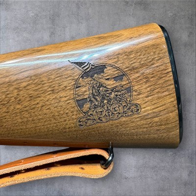 SPRINGFIELD ARMORY M1 Garand 24K Gold Marines Tribute .30-06 SPRG - Image 7 of 25