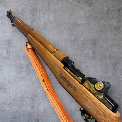 SPRINGFIELD ARMORY M1 Garand 24K Gold Marines Tribute .30-06 SPRG - Image 14 of 25