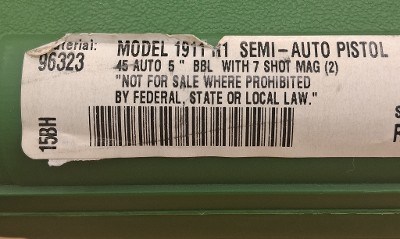 REMINGTON 1911 R1 .45 ACP - Image 4 of 4
