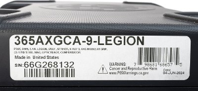 SIG SAUER P365 AXG LEGION 9MM LUGER (9x19 PARA) - Image 18 of 18