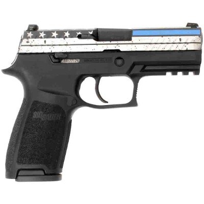 SIG SAUER P320 THIN BLUE LINE AMERICAN FLAG 9MM LUGER (9X19 PARA) - Image 2 of 3