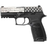 SIG SAUER P320 THIN BLUE LINE AMERICAN FLAG 9MM LUGER (9X19 PARA) - Image 1 of 3