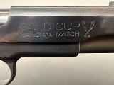 COLT GOLD CUP NATIONAL MATCH KK/IV SER70 .45 ACP - Image 5 of 12