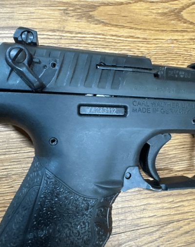 WALTHER P22 TARGET BLACK .22 LR - Image 6 of 6