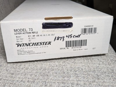WINCHESTER 1873 COMPETITION .45 LC - Image 17 of 17