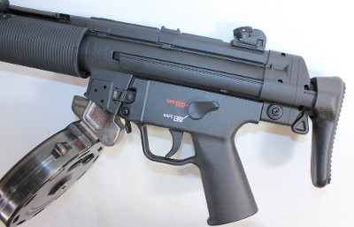 HECKLER & KOCH HECKLER & KOCH HK MP5 22 LR 16" BBL W/ FAUX SUPPRESSOR & DRUM MAG W/ TELESCOPIC STOCK .22 LR - Image 5 of 8