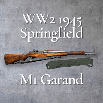 SPRINGFIELD ARMORY M1 Garand WW2 1945 US rifle .30-06 SPRG - Image 1 of 12