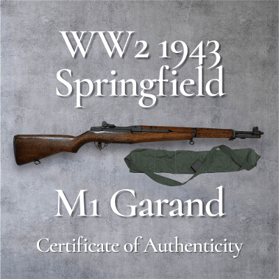 SPRINGFIELD ARMORY M1 Garand WW2 1943 US Rifle .30-06 SPRG - Image 1 of 12