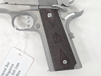 SPRINGFIELD ARMORY Garrison 1911 Stainless w/Original Box, Magazine, Soft Case .45 ACP - Image 3 of 12