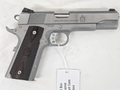 SPRINGFIELD ARMORY Garrison 1911 Stainless w/Original Box, Magazine, Soft Case .45 ACP - Image 2 of 12