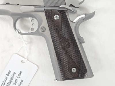 SPRINGFIELD ARMORY Garrison 1911 Stainless w/Original Box, Magazine, Soft Case .45 ACP - Image 3 of 12