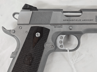 SPRINGFIELD ARMORY Garrison 1911 Stainless w/Original Box, Magazine, Soft Case .45 ACP - Image 12 of 12