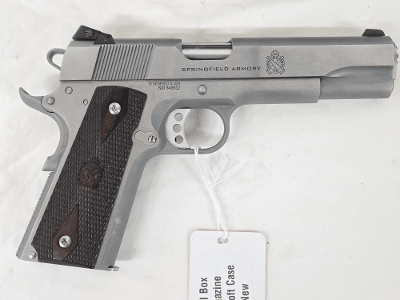 SPRINGFIELD ARMORY Garrison 1911 Stainless w/Original Box, Magazine, Soft Case .45 ACP - Image 2 of 12