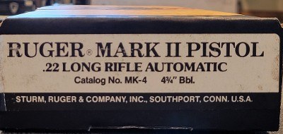 RUGER MARK II .22 LR HV - Image 6 of 11