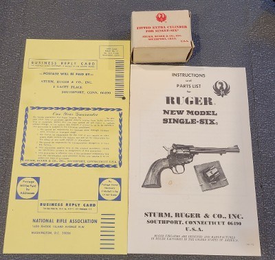 RUGER NEW MODEL SINGLE-SIX CONVERTIBLE .22LR/.22MAG - Image 2 of 15