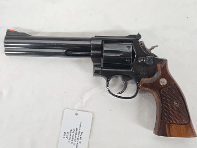 SMITH & WESSON 586 Blued w/2 Sets of Grips, Manuals, 2 Holsters, Soft Case .357 MAG - Image 8 of 24