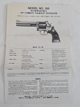 SMITH & WESSON 586 Blued w/2 Sets of Grips, Manuals, 2 Holsters, Soft Case .357 MAG - Image 7 of 24