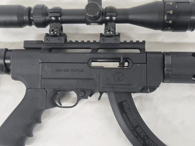RUGER SR22 10/22 w/Magazine, BSA Scope .22 LR - Image 11 of 12