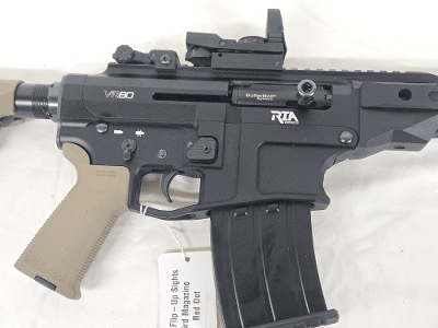 ROCK ISLAND ARMORY VR80 FDE w/6 Position Stock, Magazine, Red Dog, Flip-Up Sights 12 GA - Image 2 of 14