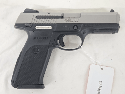 RUGER SR40 w/Magazine, Stainless .40 S&W - Image 1 of 11