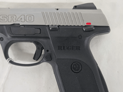 RUGER SR40 w/Magazine, Stainless .40 S&W - Image 7 of 11