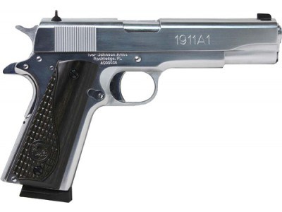 IVER JOHNSON 1911A1 GOVERNMENT CHROME .45 ACP .45 ACP - Image 1 of 2