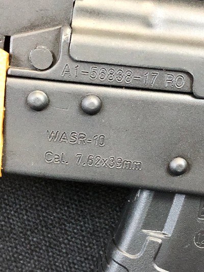 ROMARM/CUGIR WASR-10 7.62MM X 39 RUSSIAN - Image 9 of 11