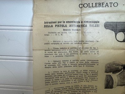 ARMI GALESI Brevetta 6.35MM/.25 ACP - Image 19 of 25