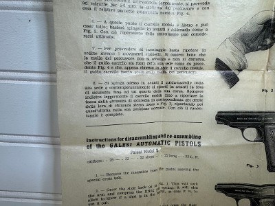 ARMI GALESI Brevetta 6.35MM/.25 ACP - Image 21 of 25