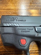 SMITH & WESSON M&P Shield M2.0 W/ Crimson Trace Laser 9MM LUGER (9x19 PARA) - Image 5 of 10