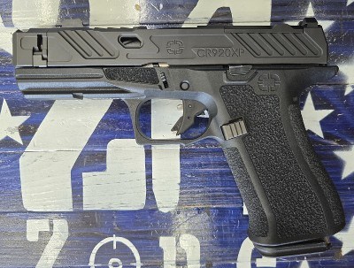 SHADOW SYSTEMS Shadow Systems CR920XP 9mm Semi Auto Pistol, Black 3.65 9MM LUGER (9x19 PARA) - Image 1 of 2