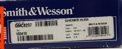 SMITH & WESSON GOVERNOR .45 ACP/.410 GA - Image 2 of 8