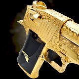 MAGNUM RESEARCH 24K Gold - Desert Eagle Mark XIX 50AE - Deep French Scroll Engraving .50 AE - Image 2 of 10