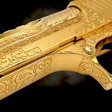 MAGNUM RESEARCH 24K Gold - Desert Eagle Mark XIX 50AE - Deep French Scroll Engraving .50 AE - Image 5 of 10