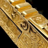 MAGNUM RESEARCH 24K Gold - Desert Eagle Mark XIX 50AE - Deep French Scroll Engraving .50 AE - Image 7 of 10
