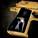 MAGNUM RESEARCH 24K Gold - Desert Eagle Mark XIX 50AE - Deep French Scroll Engraving .50 AE - Image 8 of 10