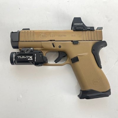 GLOCK G43X [COYOTE BROWN] 9MM LUGER (9x19 PARA) - Image 2 of 2