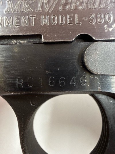 COLT MK IV Series 80 Government Model .380 ACP - Image 5 of 9