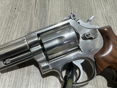 SMITH & WESSON 66-1 pinned barrel recessed cylinder .357 MAG - Image 3 of 16