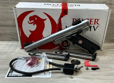 RUGER MK-IV TARGET .22 LR - Image 1 of 12