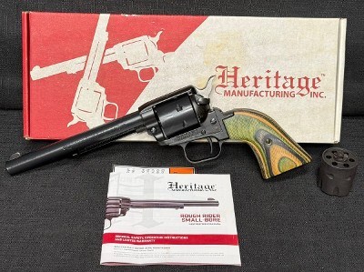 HERITAGE MFG. ROUGH RIDER RR22MBS6 22 Winchester Magnum - Image 1 of 12